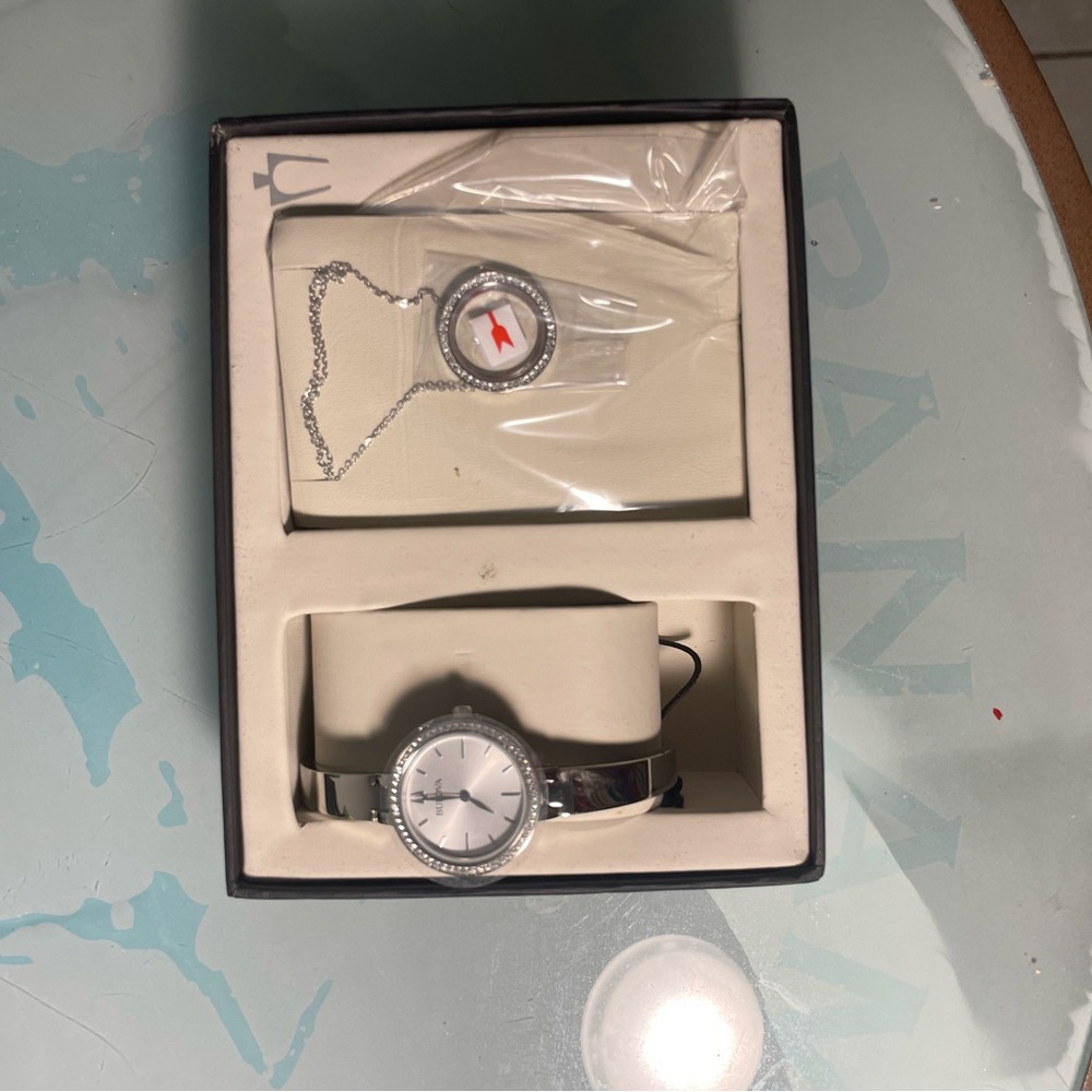 This is a bulova watch never used